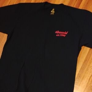 4hunnid Classic Black Crew Neck Short Sleeve Tee "Playas Only"